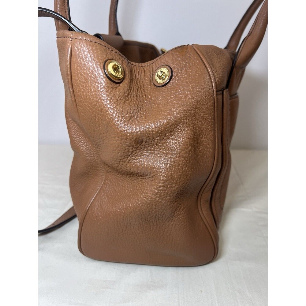 Marc Jacobs Tan Leather Satchel Shoulder Bag - Picture 6 of 16